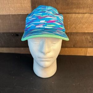 Nike Featherlight Dri-Fit Baseball Hat Cap Adjustable Turquoise‎ Purple 6 Panel